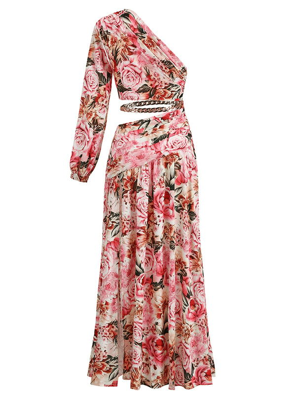 Athena Floral Print Maxi Dress - NOIRE X Label