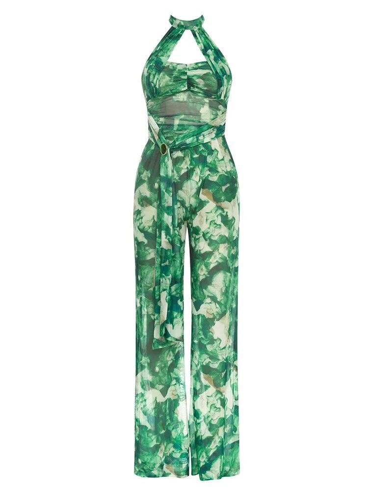 Delores Floral Print Jumpsuit - NOIRE X Label