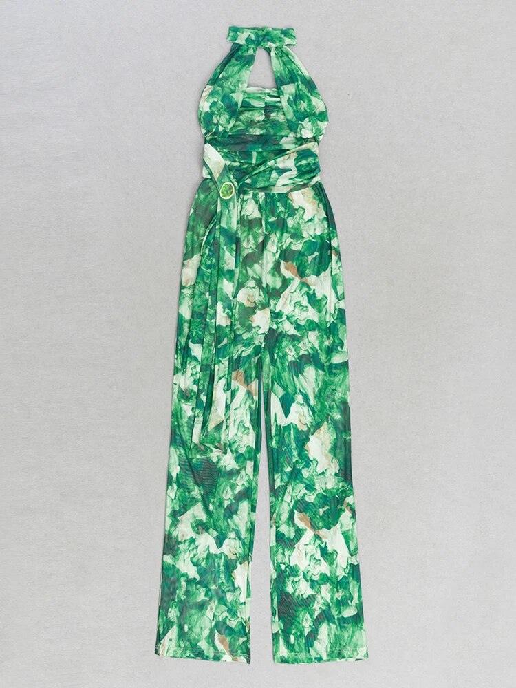 Delores Floral Print Jumpsuit - NOIRE X Label