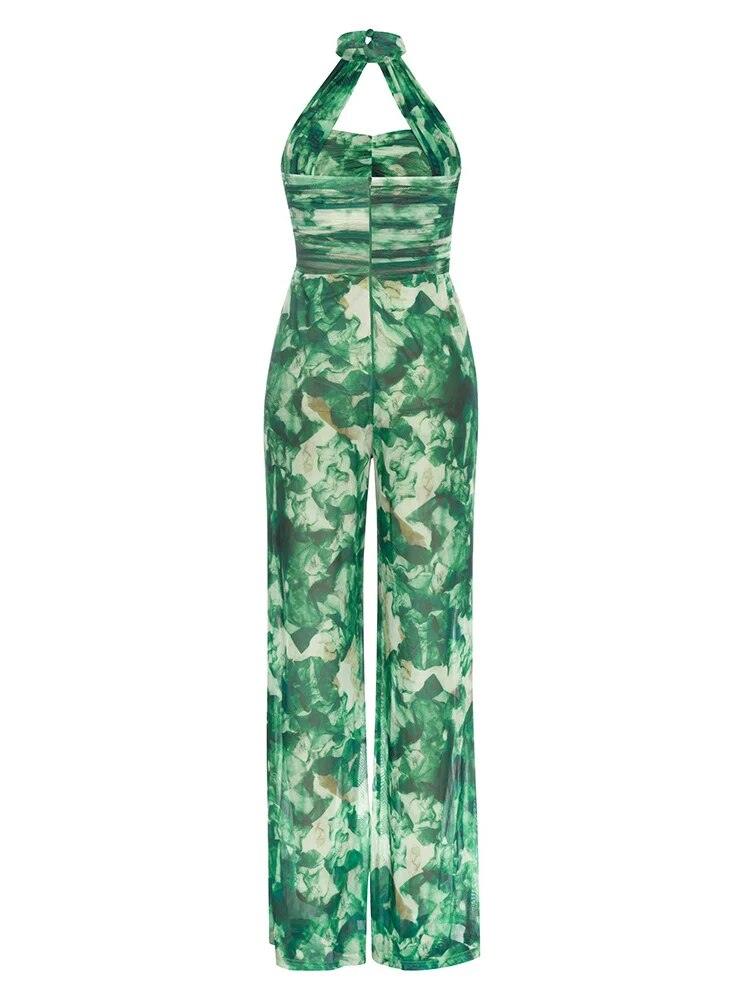 Delores Floral Print Jumpsuit - NOIRE X Label