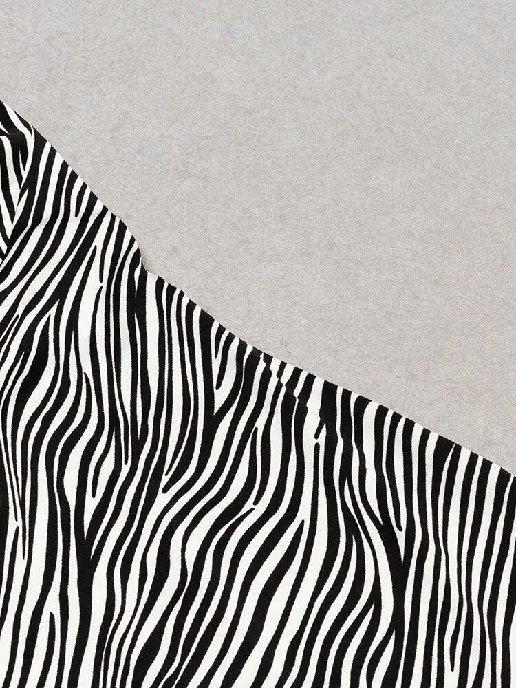 Kamron Zebra Print Maxi Dress - NOIRE X Label