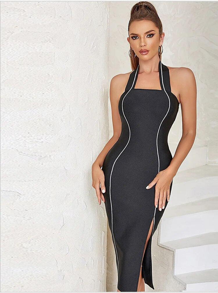 Lisandra Bandage Midi Dress - NOIRE X Label