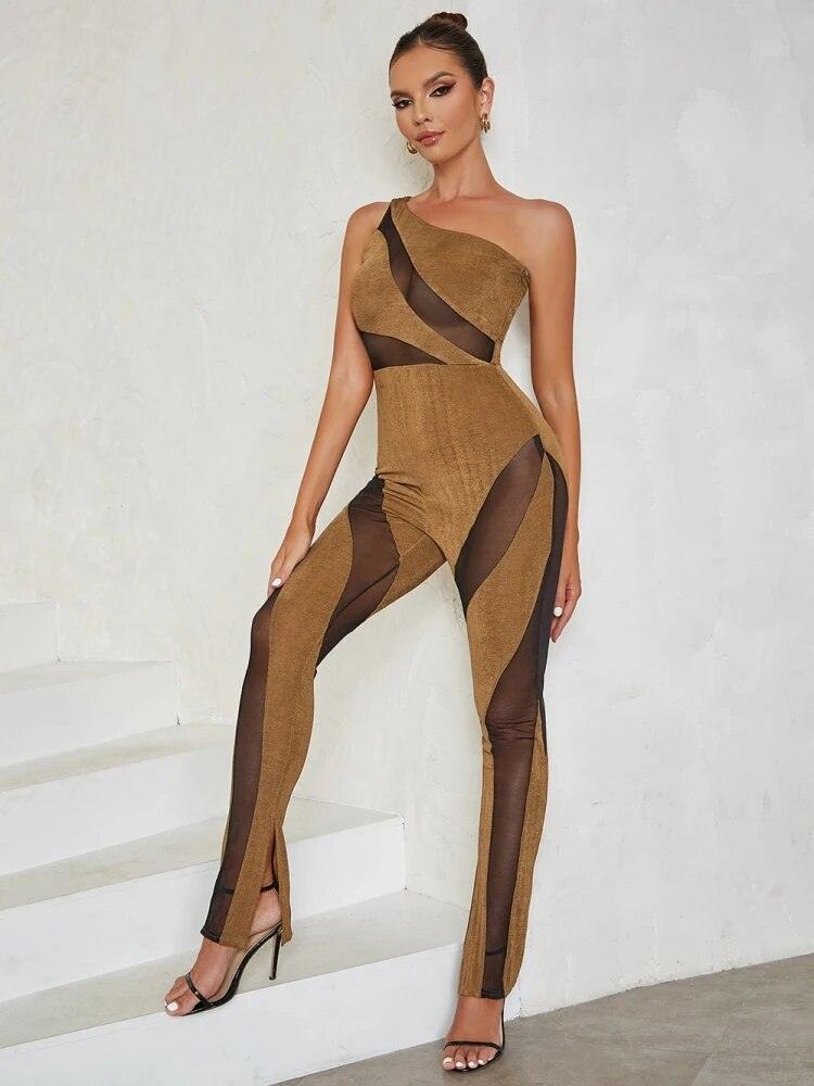 Mariel Mesh Jumpsuit - NOIRE X Label