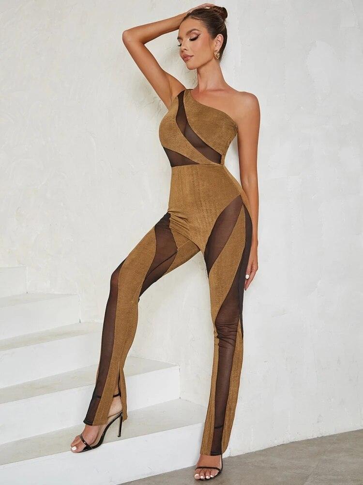 Mariel Mesh Jumpsuit - NOIRE X Label