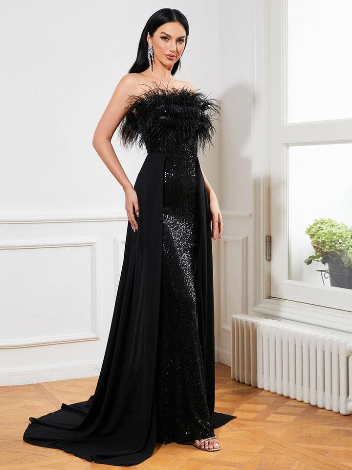 Nila Sequin Evening Gown - NOIRE X Label