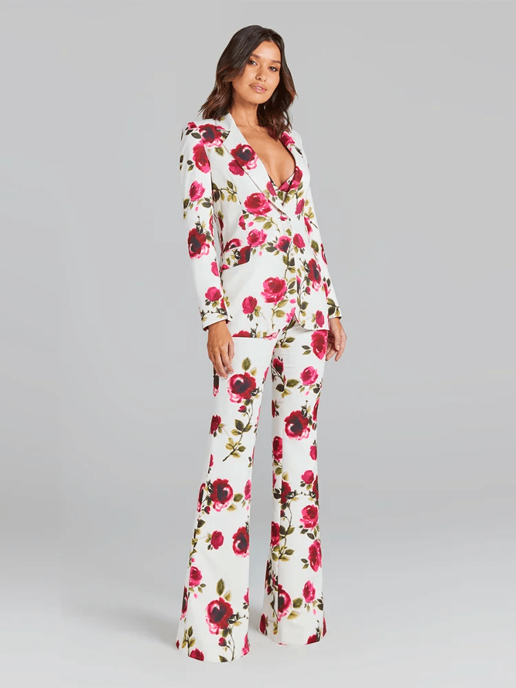 Nala Three Piece Floral Pant Set - NOIRE X Label