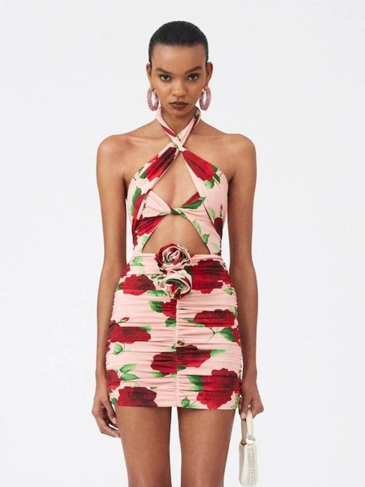 Zilla Floral Mini Dress - NOIRE X Label